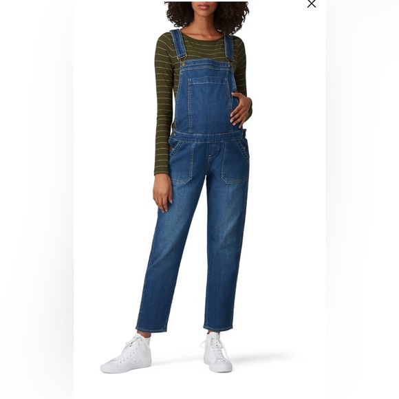 Soon Maternity Denim Overalls - Picture 1 of 5